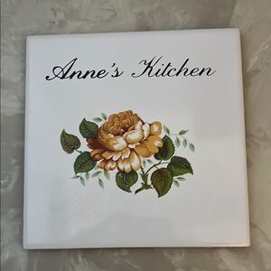 Ceramic Trivet or wall hanging